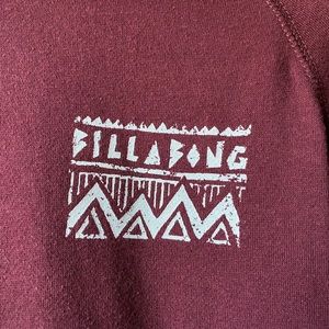 BURGANDY BILLABONG HOODIE